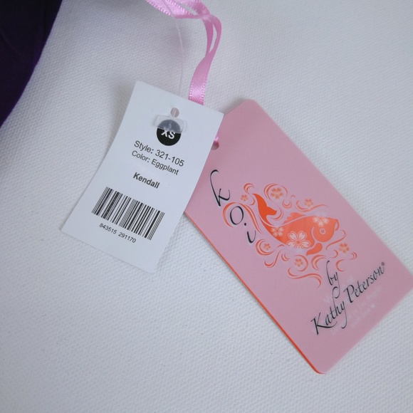 koi Tops Koi Scrub Top 3215 Eggplant Purple Kendall Poshmark